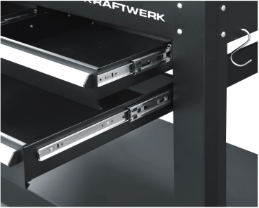 Preview: Kraftwerk Werkbank mit 3 Schubladen und 2 Oberschränke